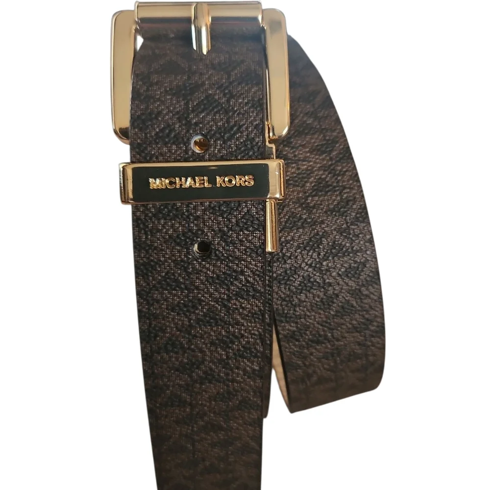 NWT, Women's MK Twist, Reversible, Brown Belt, Sz M - Picture 1 of 9